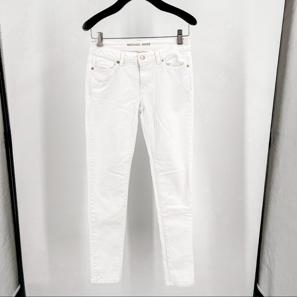 MICHAEL Michael Kors Ivory Skinny Jeans